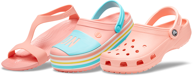 Melon colored crocs Outlet